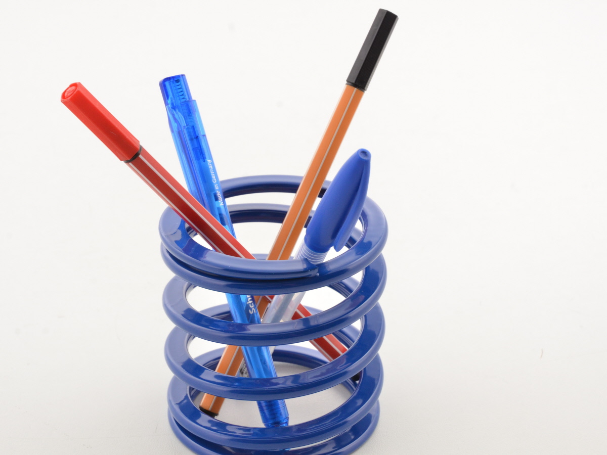 FK Stiftehalter Tieferlegungsfeder Stiftebox Rennsport-Design blau – Bild 7