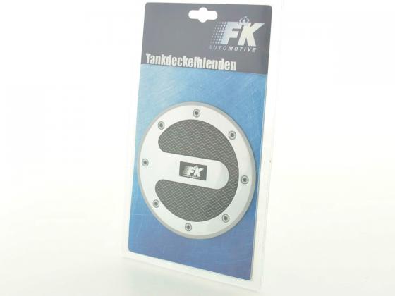 Tankdeckelblende Fuel Cap Alu Look M2 Ø120 Abdeckung Tankdeckel
