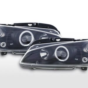 Scheinwerfer Set Peugeot 106 96-03 schwarz