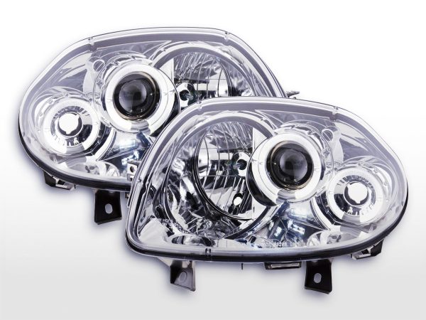 Scheinwerfer Set Renault Clio Typ B  98-01 chrom