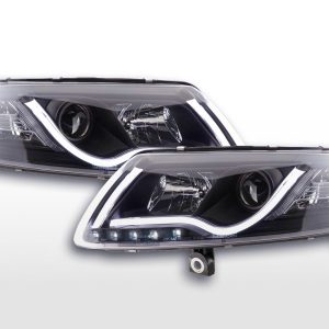 Scheinwerfer Set Daylight LED Tagfahrlicht Audi A6 Typ 4F 04-08 schwarz