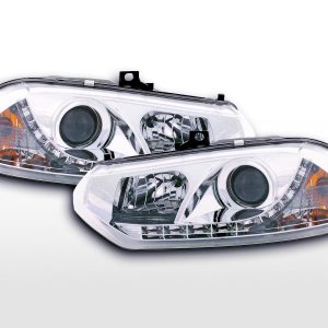Scheinwerfer Set Daylight LED TFL-Optik Alfa Romeo 156 Typ 932 98-02 chrom