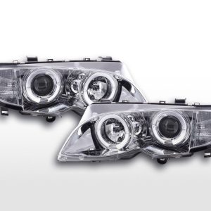 Scheinwerfer Set BMW 3er E46 Limo/Touring  02-05 chrom