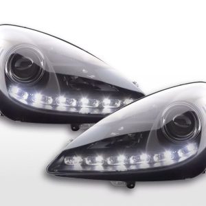 Scheinwerfer Set Daylight LED TFL-Optik Mercedes SLK 171 04-11 schwarz