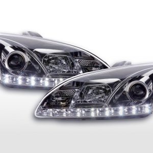 Scheinwerfer Set Daylight LED TFL-Optik Ford Focus 4/5-trg. 05-08 chrom