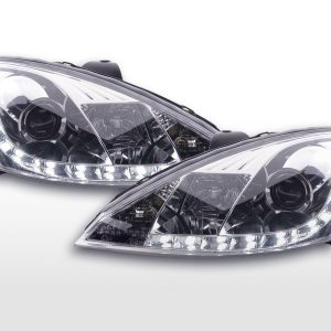 Scheinwerfer Set Daylight LED Tagfahrlicht Ford Focus 1 C170 chrom
