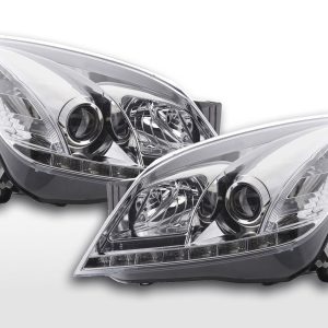 Scheinwerfer Set Daylight LED Tagfahrlicht Opel Astra H  2004-2009 chrom