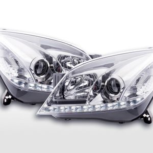Scheinwerfer Set Daylight LED Tagfahrlicht Opel Astra H  04-09 chrom