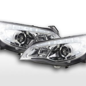Scheinwerfer Set Opel Astra J 5-türig 2009-2012 chrom mit Motor