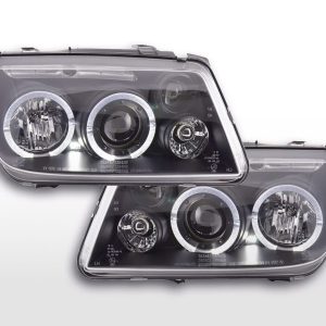 Scheinwerfer Set VW Bora Typ 1J 98-05 schwarz für Rechtslenker