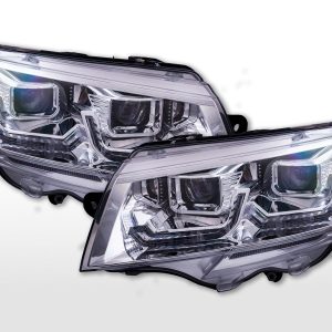 LED/Halogen Scheinwerfer Set VW T6 Bj. Ab 20 chrom