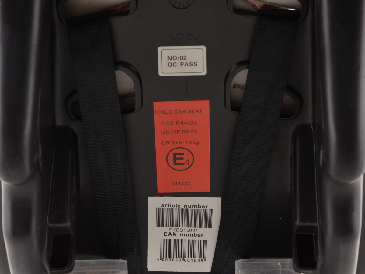 Kinderautositz Babyschale Autositz schwarz/weiß/pink Gruppe 0+, 0-13 kg – Bild 7