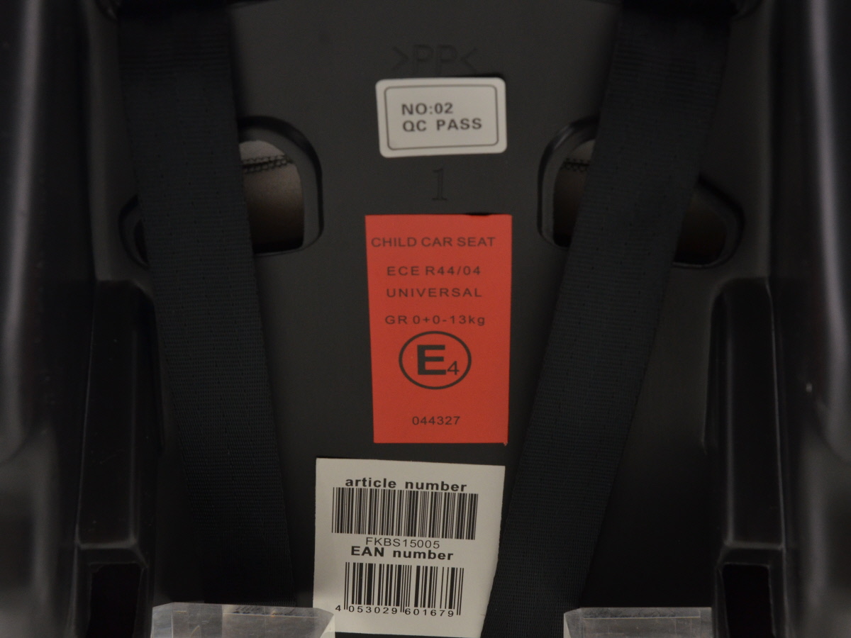 Kinderautositz Babyschale Autositz schwarz/weiß/lila Gruppe 0+, 0-13 kg – Bild 6