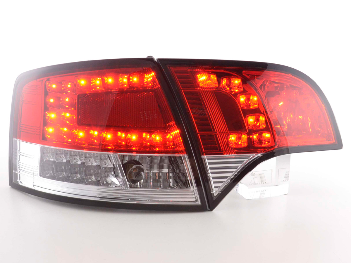 LED Rückleuchten Set Audi A4 Avant Typ 8E  04-08 rot/klar