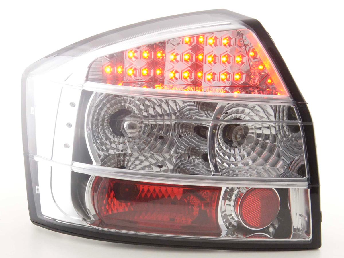 LED Rückleuchten Set Audi A4 Limousine Typ 8E  01-04 chrom
