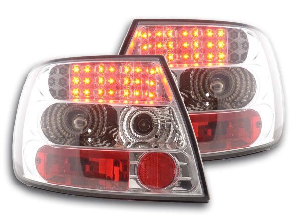 LED Rückleuchten Set Audi A4 Limousine Typ B5  95-00 chrom S4 / TDI
