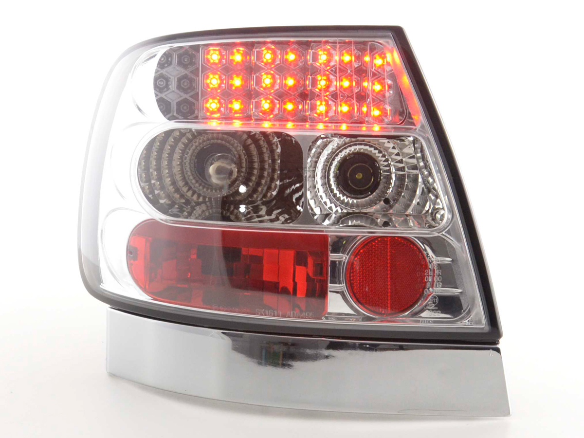 LED Rückleuchten Set Audi A4 Limousine Typ B5  95-00 chrom S4 / TDI