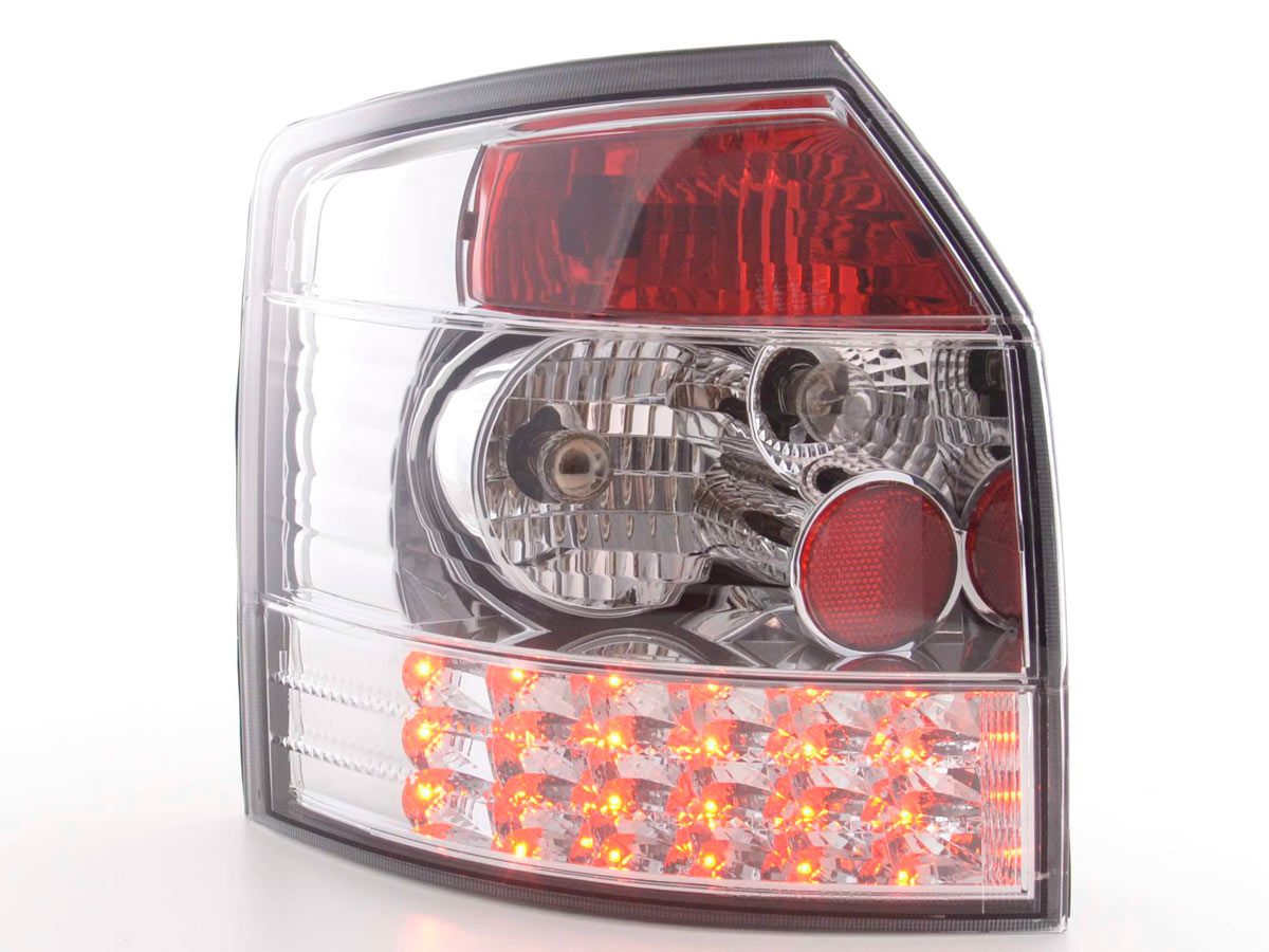 LED Rückleuchten Set Audi A4 Avant Typ 8E  01-04 chrom