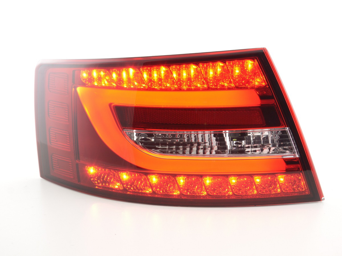 LED Rückleuchten Set Audi A6 Limo (4F)  04-08 rot/klar