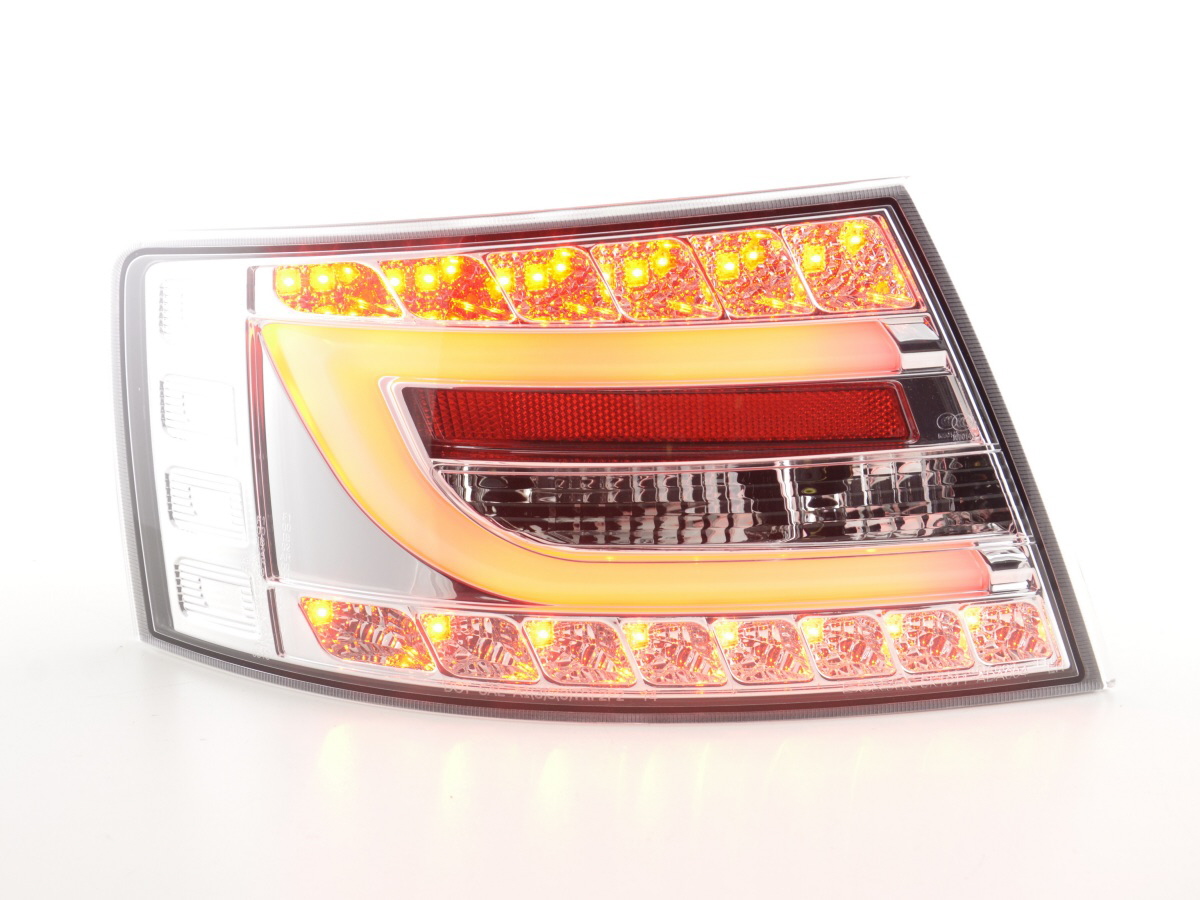 LED Rückleuchten Set Audi A6 Limo (4F)  04-08 chrom