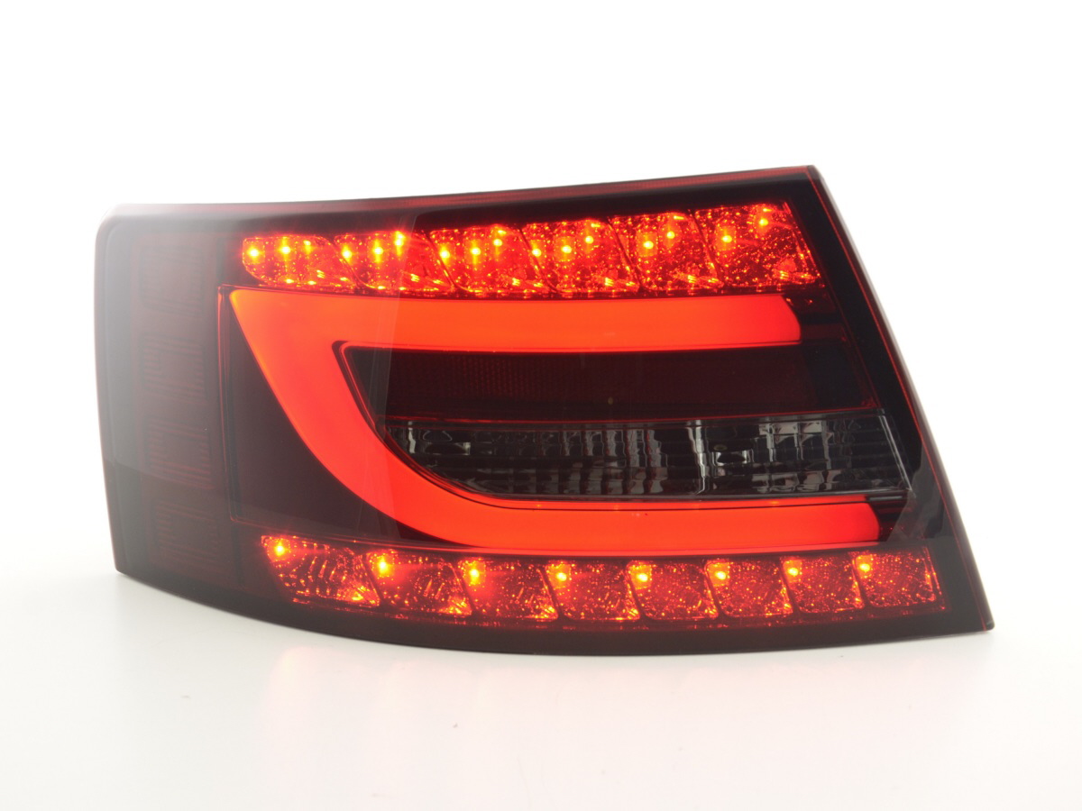 LED Rückleuchten Set Audi A6 Limo (4F)  04-08 rot/schwarz