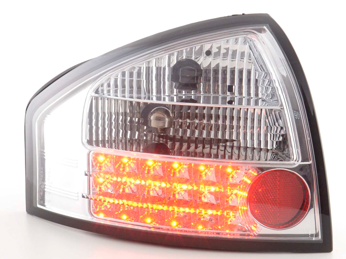 LED Rückleuchten Set Audi A6 Limousine Typ 4B  97-03 chrom
