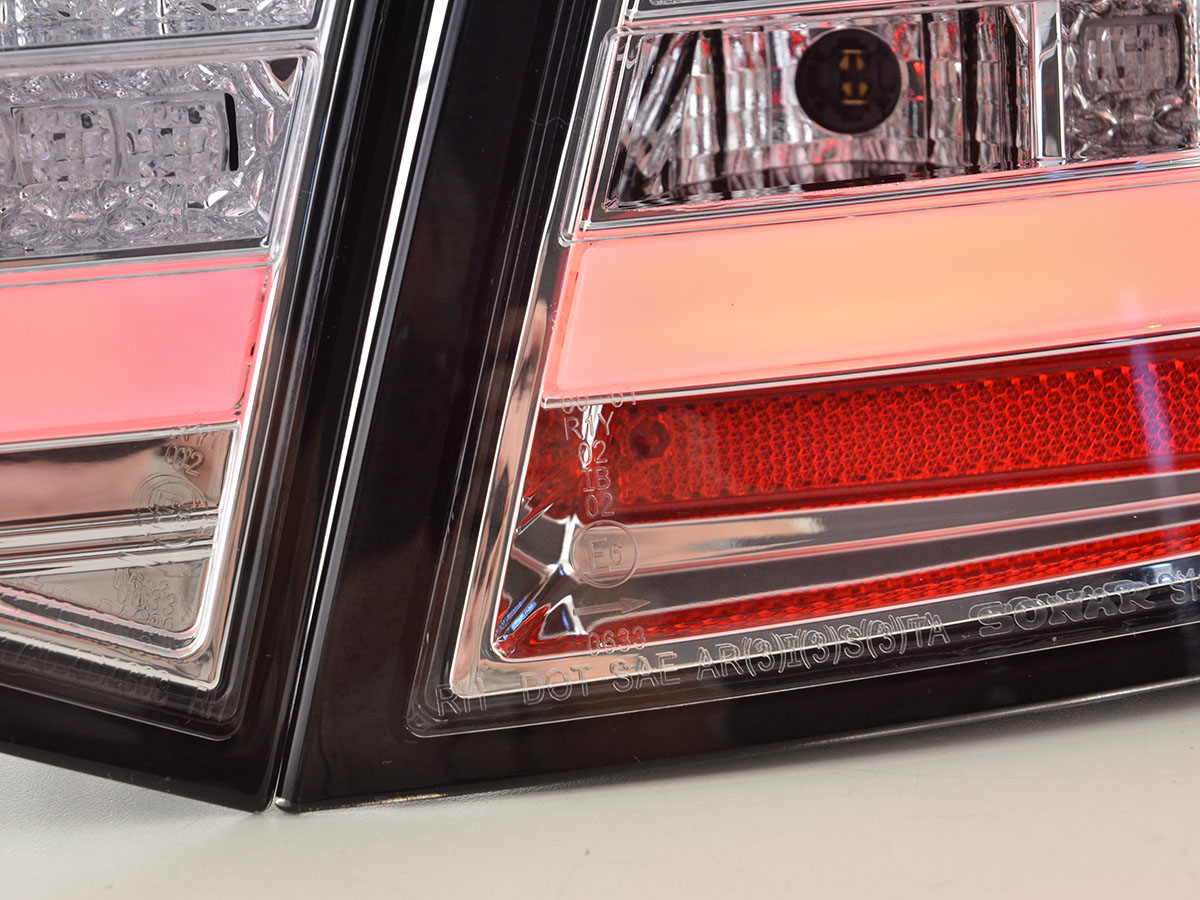 LED Rückleuchten Set Lightbar Audi A6 4F Limo 08-11 chrom – Bild 3