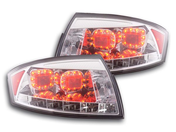 LED Rückleuchten Set Audi TT Typ 8N  98-06 chrom für Rechtslenker