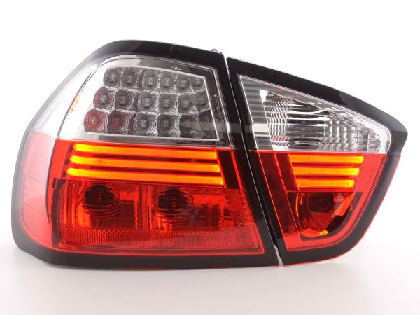 LED Rückleuchten Set BMW 3er Limousine Typ E90  05-08 klar/rot