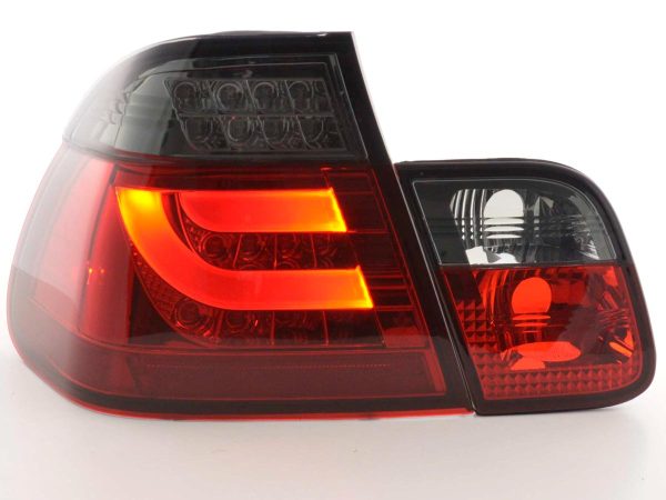 LED Rückleuchten Set BMW 3er E46 Limo  02-05 rot/schwarz