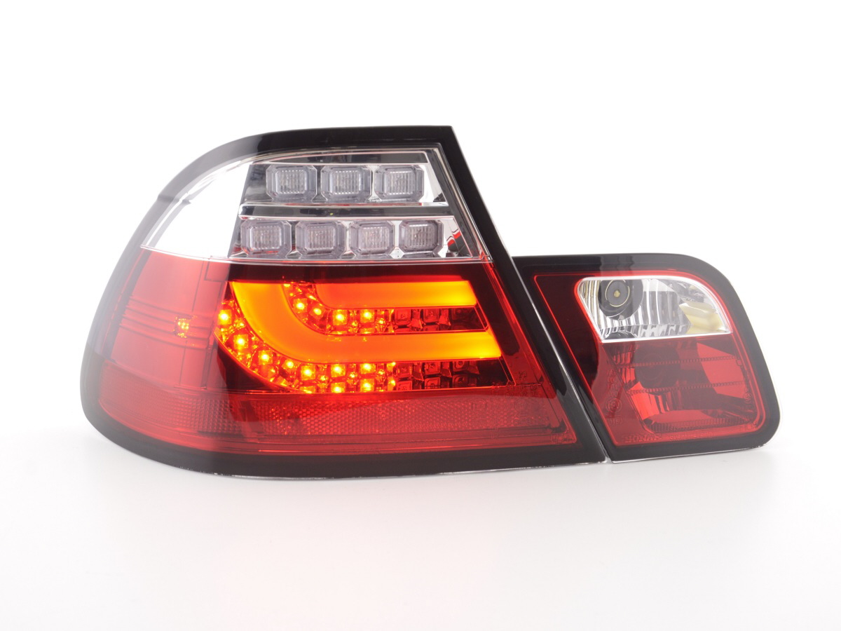 LED Rückleuchten Set BMW 3er E46 Coupe  99-02 klar/rot
