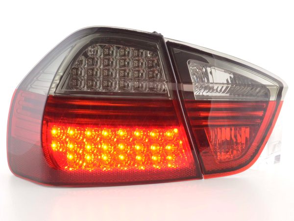 LED Rückleuchten Set BMW 3er Limousine Typ E90  05-08 schwarz/rot