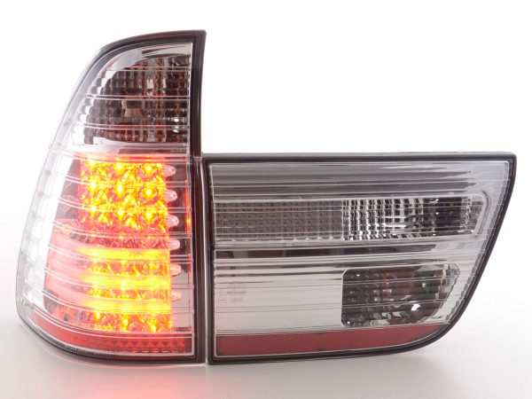 LED Rückleuchten Set BMW X5 E53  98-02 chrom