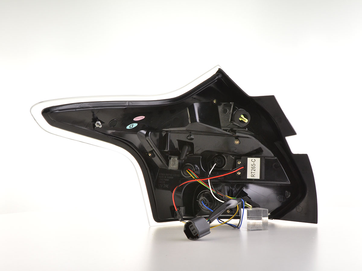LED Rückleuchten Set Ford Focus 3 Schrägheck  11-14 schwarz – Bild 5