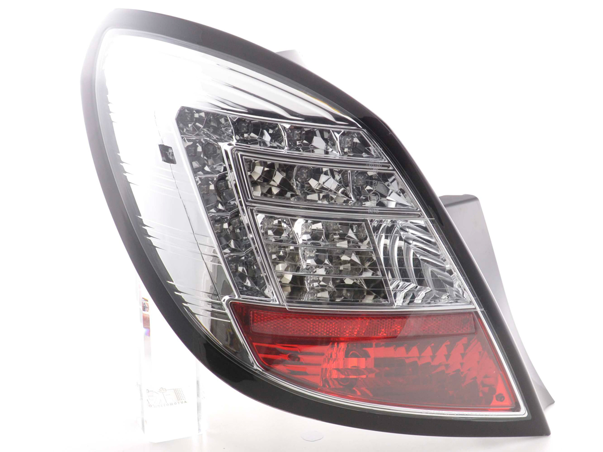 LED Rückleuchten Set Opel Corsa D 5-türig  06-10 chrom – Bild 7