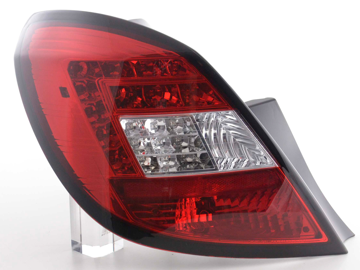 LED Rückleuchten Set Opel Corsa D 5-türig  06-10 rot/klar – Bild 6