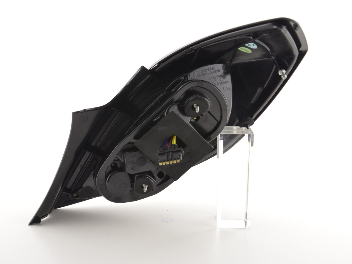 LED Rückleuchten Set Opel Corsa D 3-trg.  06-10 rot/schwarz – Bild 7