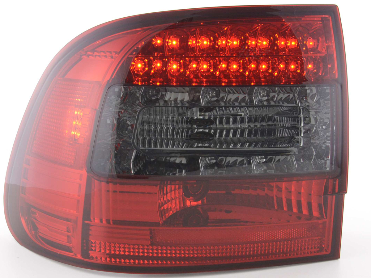 LED Rückleuchten Set Porsche Cayenne Typ 955  02-06 rot/schwarz – Bild 2