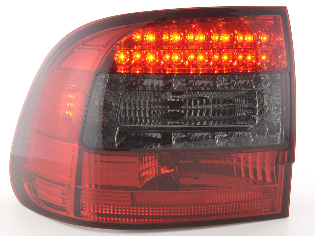 LED Rückleuchten Set Porsche Cayenne Typ 955  02-06 rot/schwarz – Bild 3
