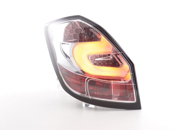 LED Rückleuchten Set Skoda Fabia 5J 5-trg.  07-10 chrom