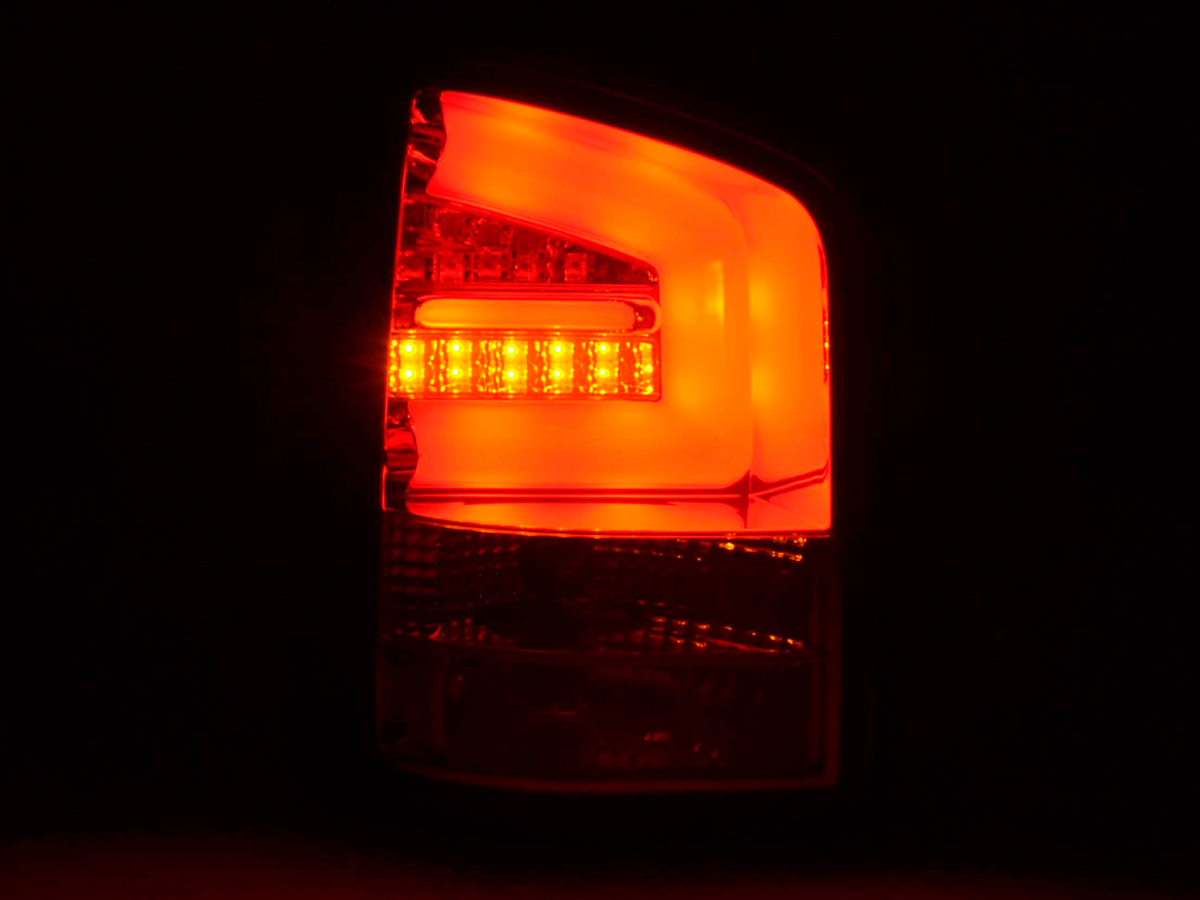 LED Rückleuchten Set VW T5  03-10 Heckklapentür-Version rot/klar – Bild 5