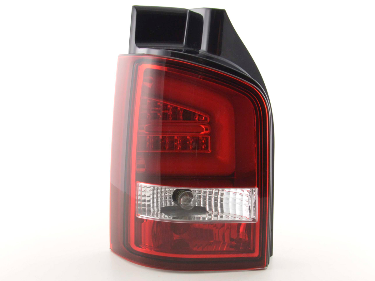 LED Rückleuchten Set VW T5  03-10 Heckklapentür-Version rot/klar – Bild 7