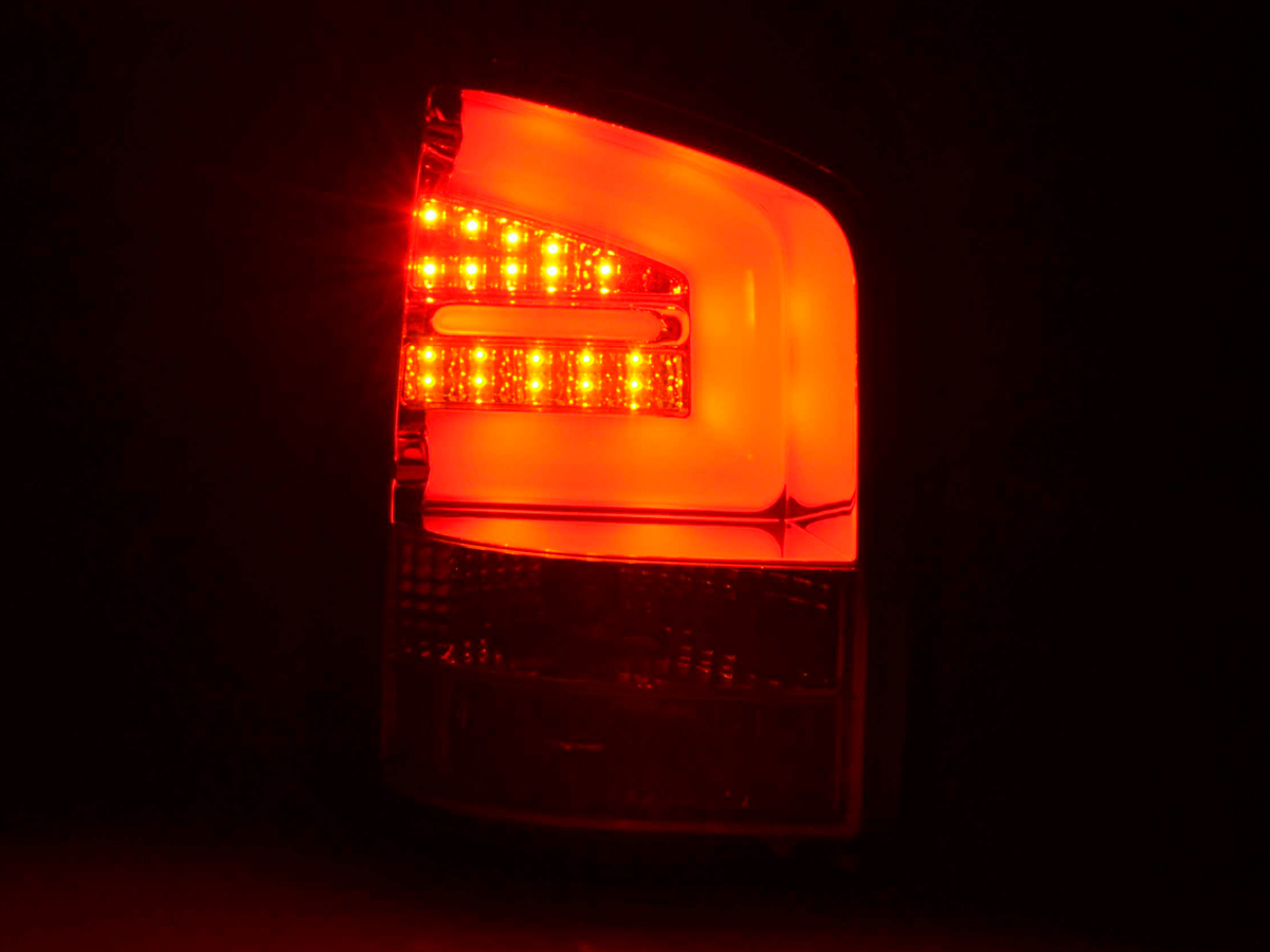 LED Rückleuchten Set VW T5  2010- Heckklapentür-Version rot/klar – Bild 6