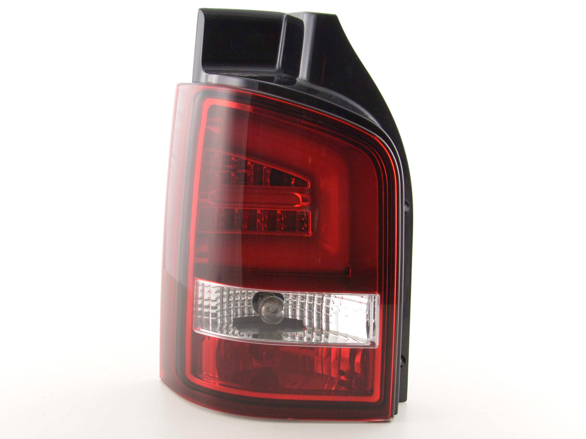 LED Rückleuchten Set VW T5  2010- Heckklapentür-Version rot/klar – Bild 7