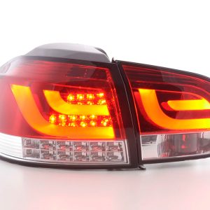 LED Rückleuchten Set VW Golf 6 Typ 1K  2008 bis 2012 rot/klar mit Led Blinker