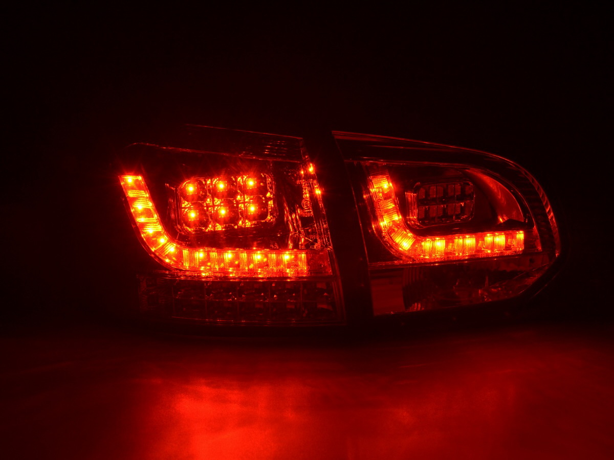 LED Rückleuchten Set VW Golf 6 Typ 1K  2008-2012 chrom mit Led Blinker für Rechtslenker – Bild 3