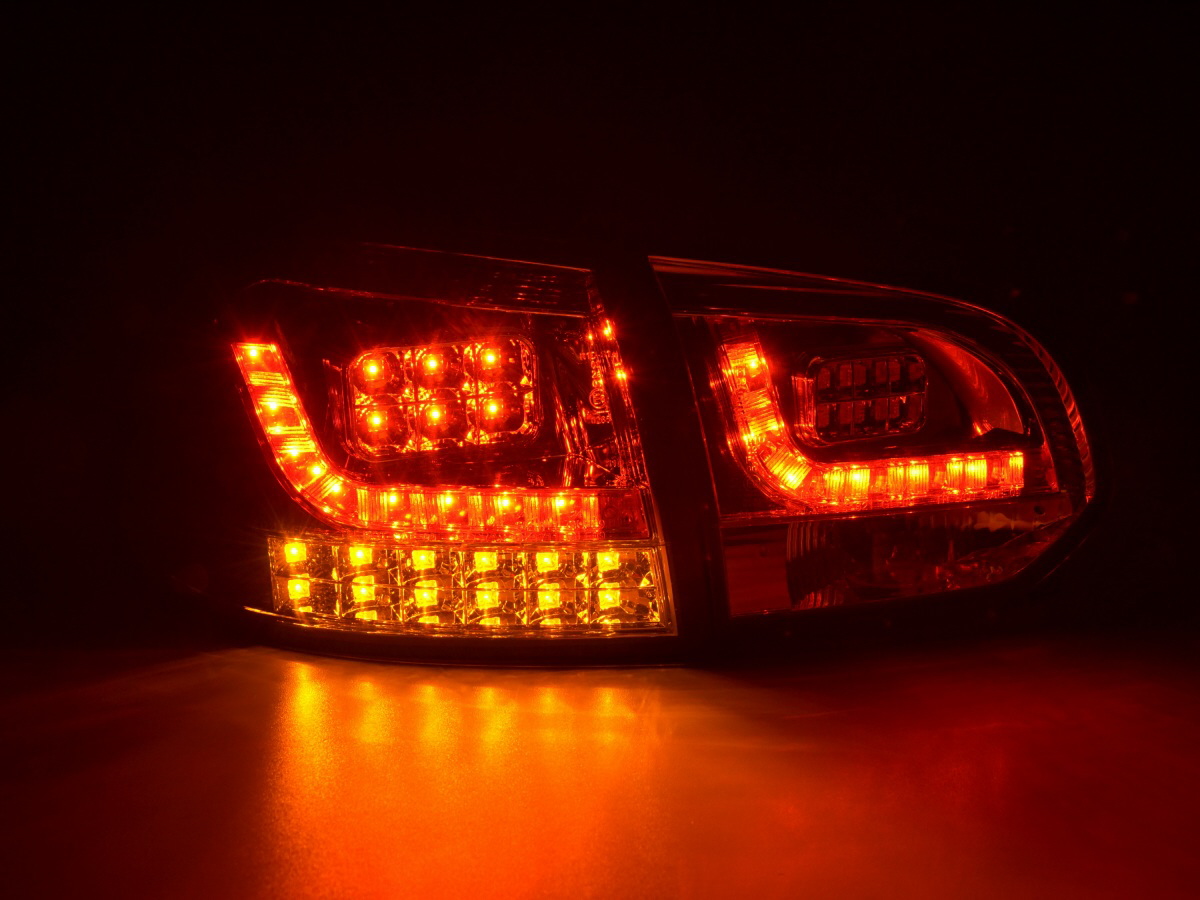 LED Rückleuchten Set VW Golf 6 Typ 1K  2008-2012 chrom mit Led Blinker für Rechtslenker – Bild 4