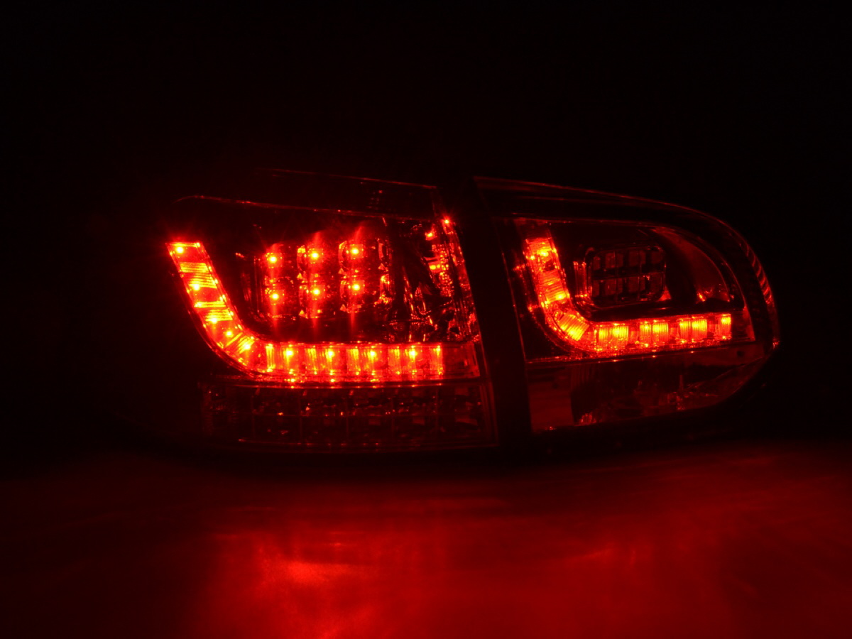 LED Rückleuchten Set VW Golf 6 Typ 1K  2008-2012 rot/klar mit Led Blinker für Rechtslenker – Bild 3