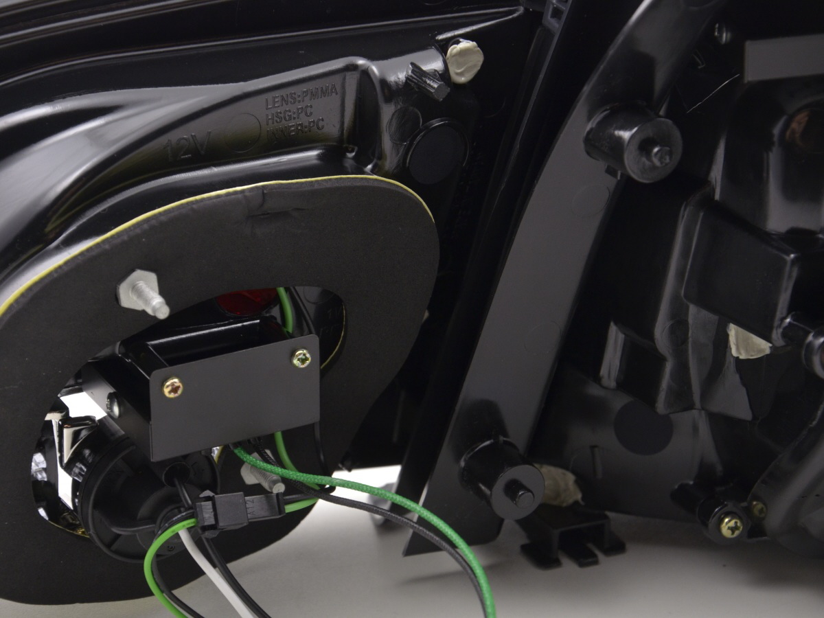 LED Rückleuchten Set VW Golf 6 Typ 1K  2008-2012 rot/klar mit Led Blinker für Rechtslenker – Bild 7