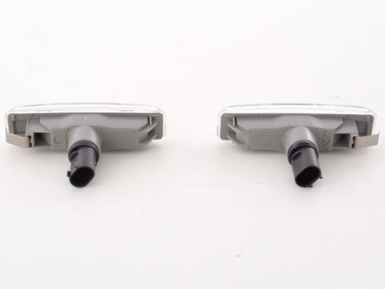 Seitenblinker Blinker Set LED BMW 5er E39, chrom – Bild 3